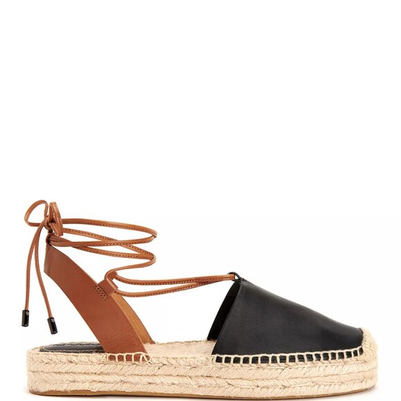 Coach Rita Espadrille | Silky Semi-Matte Calf & Nappa Leather | Size: 6M | NIB - Picture 1 of 9